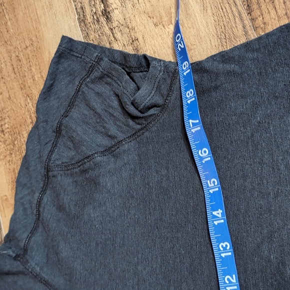 Gramicci Ziggy Short Sleeve Hemp Blend Hoodie Size Large In Faded Black - Picture 10 of 11